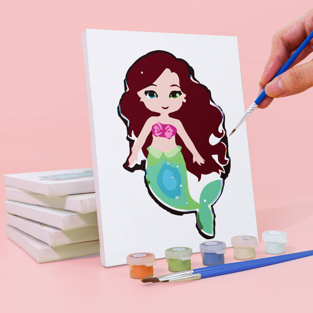 קיט מיני לילדים – מארז 6 ציורי נסיכות קסומות