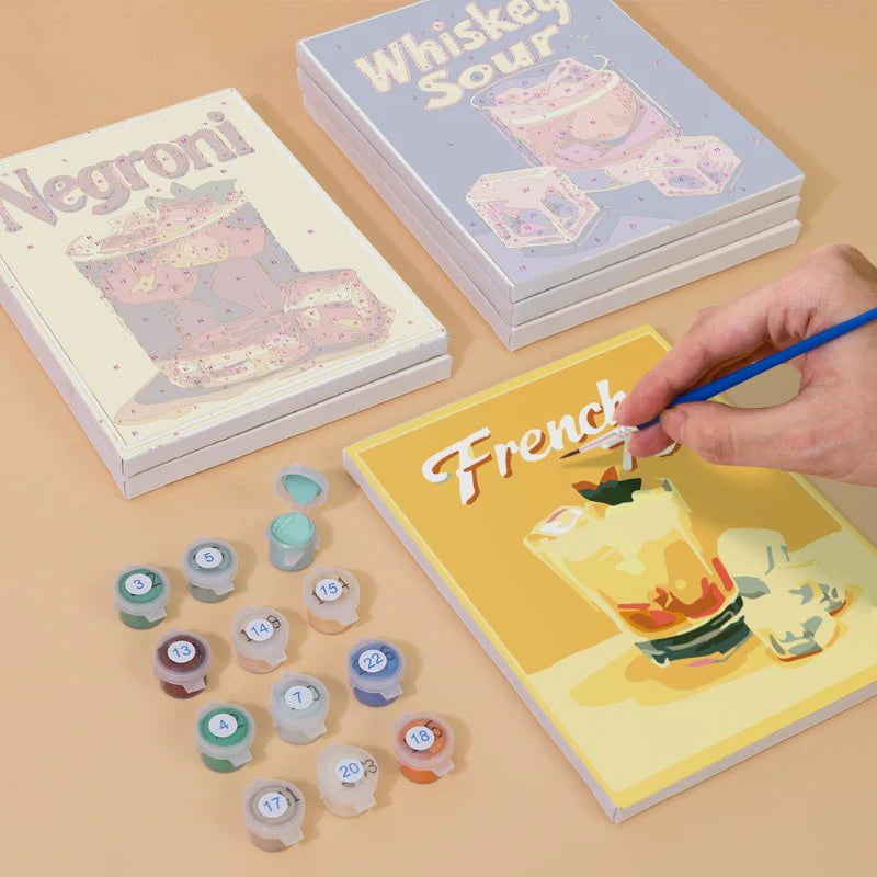 קיט מיני – מארז 6 ציורי קוקטיילים קלאסיים