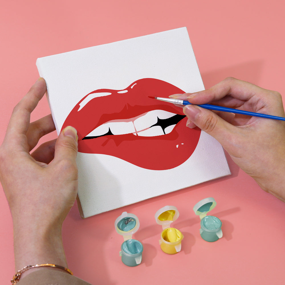 קיט מיני – מארז 6 ציורי שפתיים פופ ארט