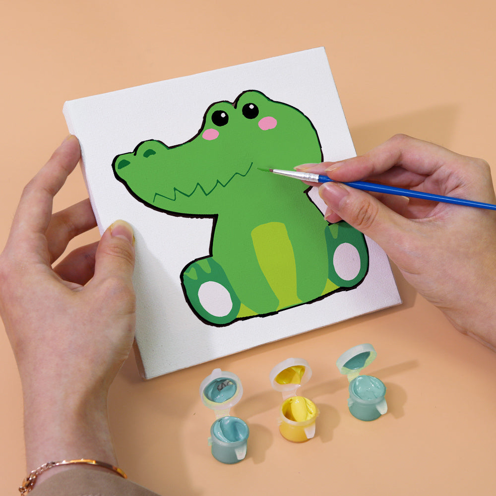 קיט מיני לילדים – מארז 6 ציורי חיות מתוקות