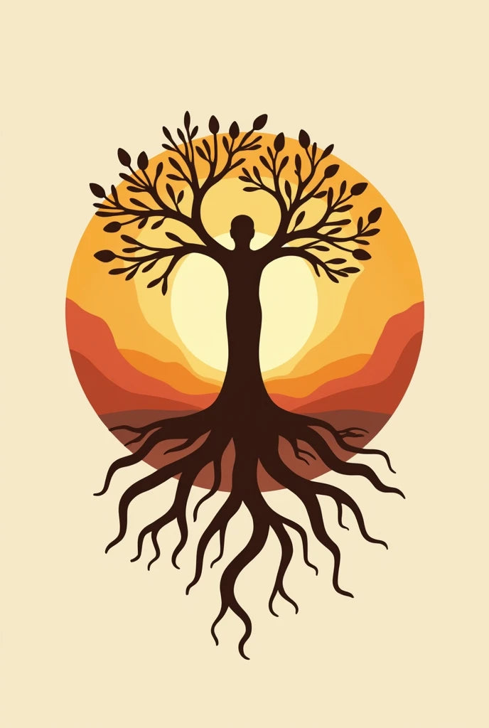 צביעה לפי מספרים - ציור שורשים של שמש