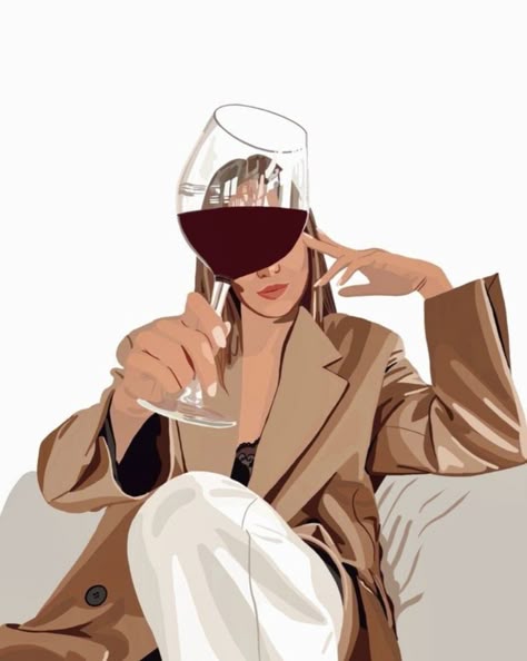 צביעה לפי מספרים - ציור יין וסטייל