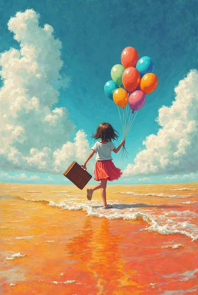 צביעה לפי מספרים - ציור חופש על החוף