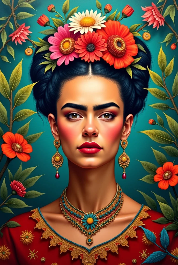 ציור יהלומים - פרידה עם פרחים