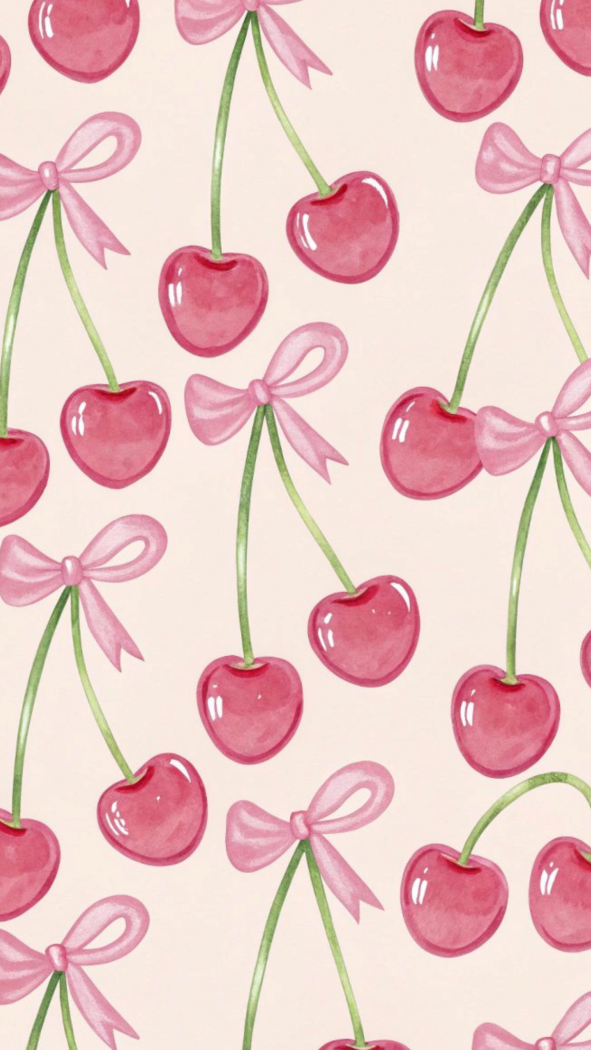 צביעה לפי מספרים - ציור דובדבנים עם סרטים