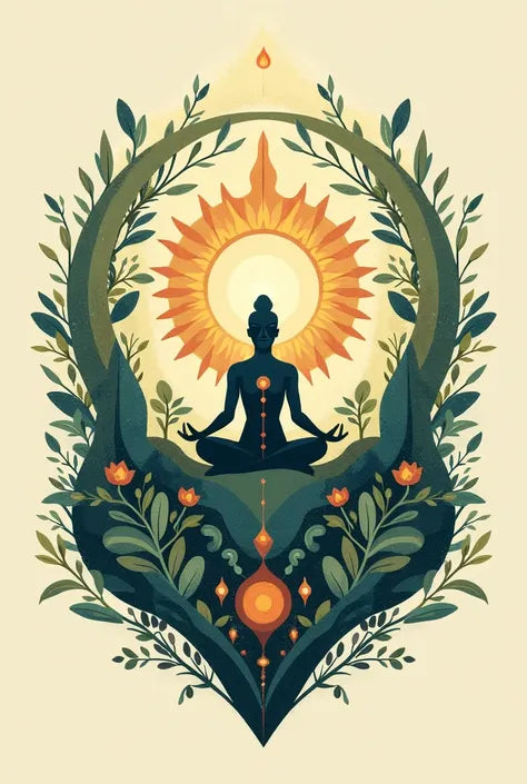 צביעה לפי מספרים – ציור שמש פנימית פורחת