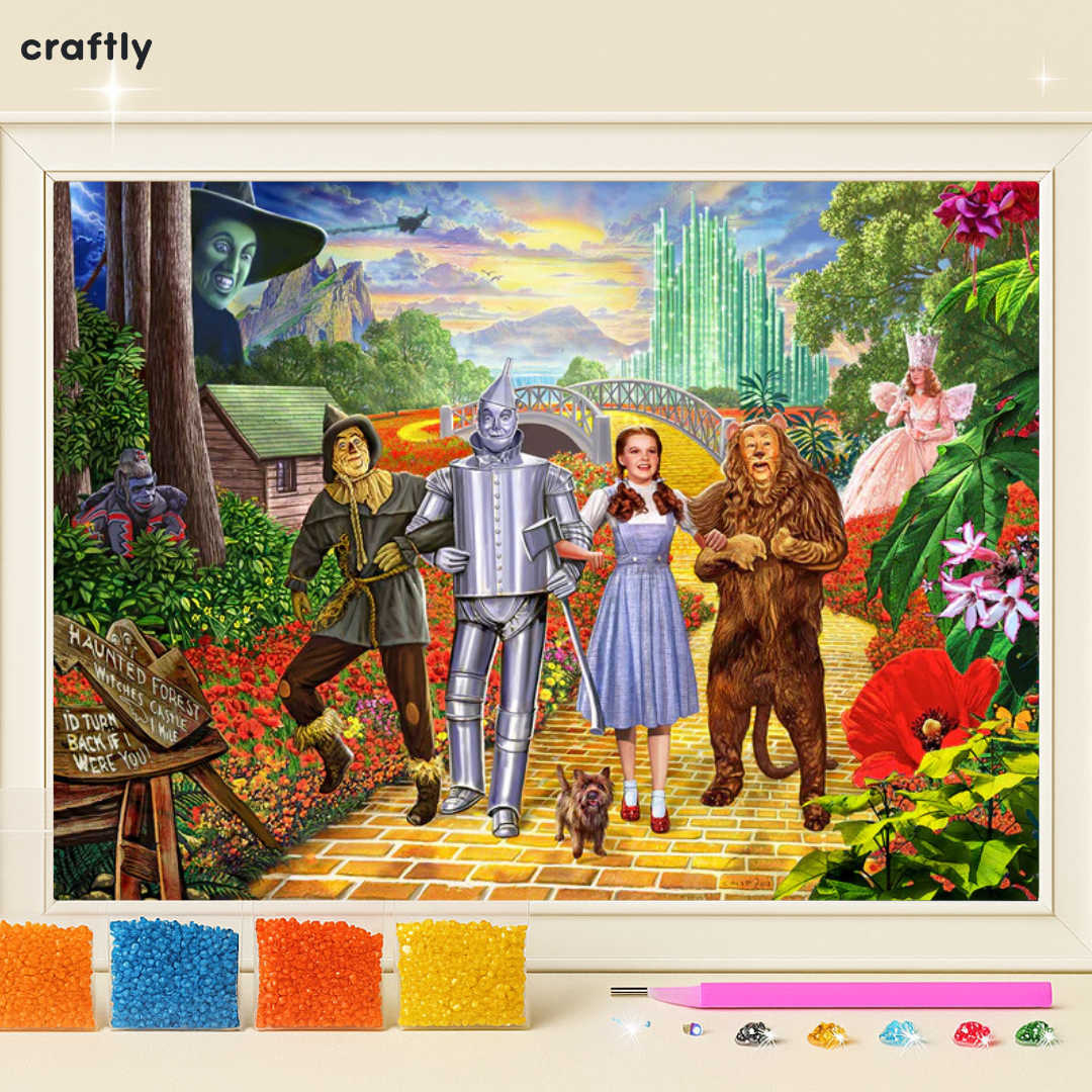 ציור יהלומים – הקוסם מארץ עוץ