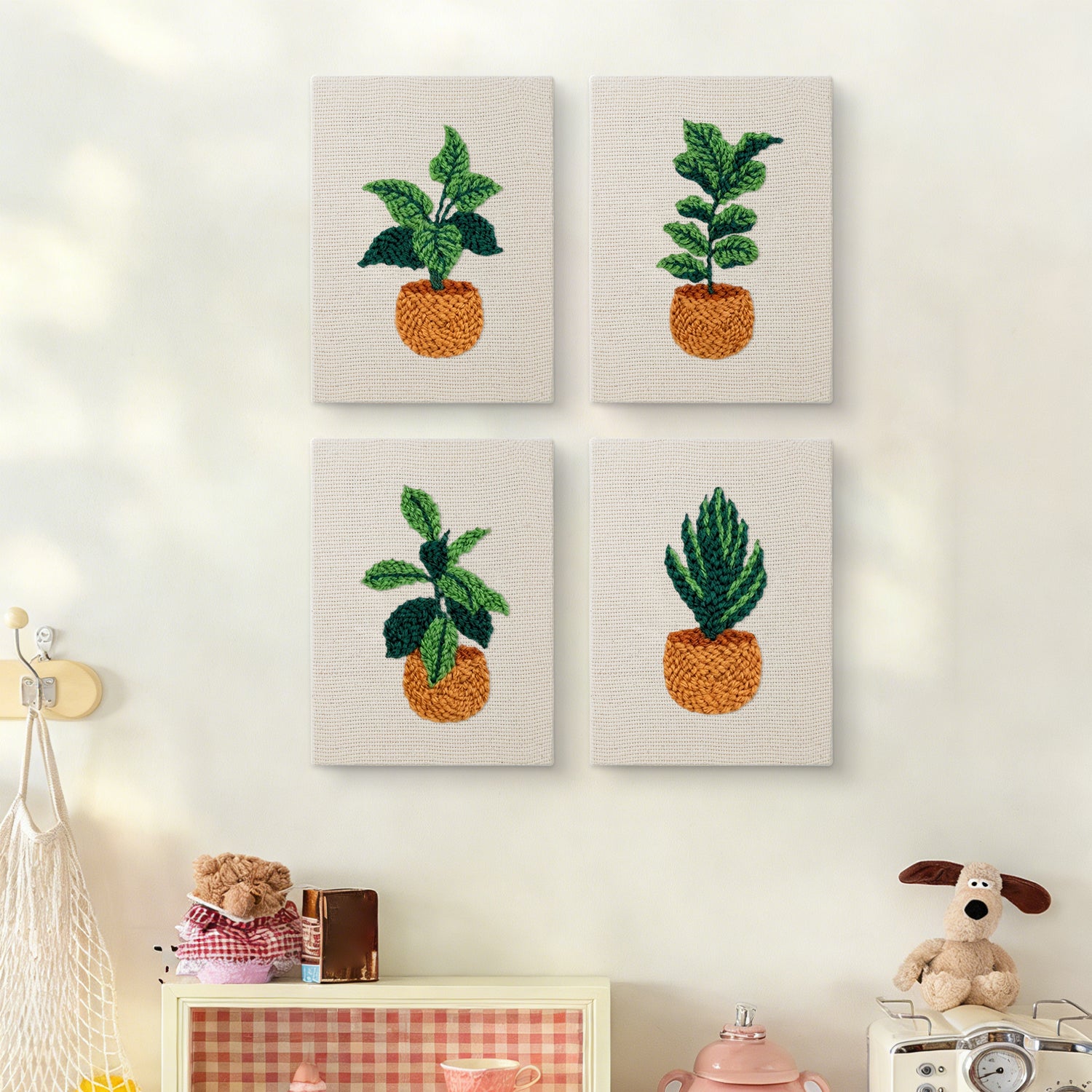 קיט רקמה DIY – צמחים ירוקים
