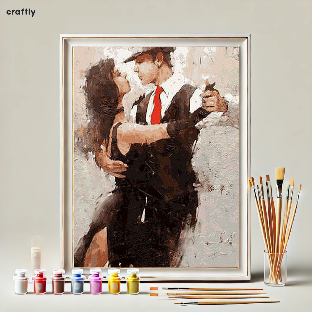 צביעה לפי מספרים - ריקוד הטנגו