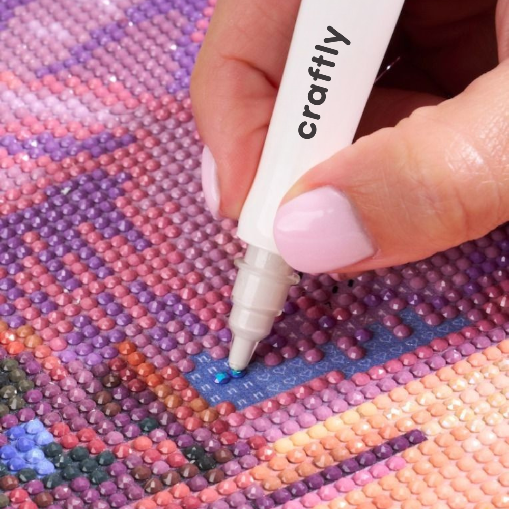 ציור יהלומים - נמר צבעוני