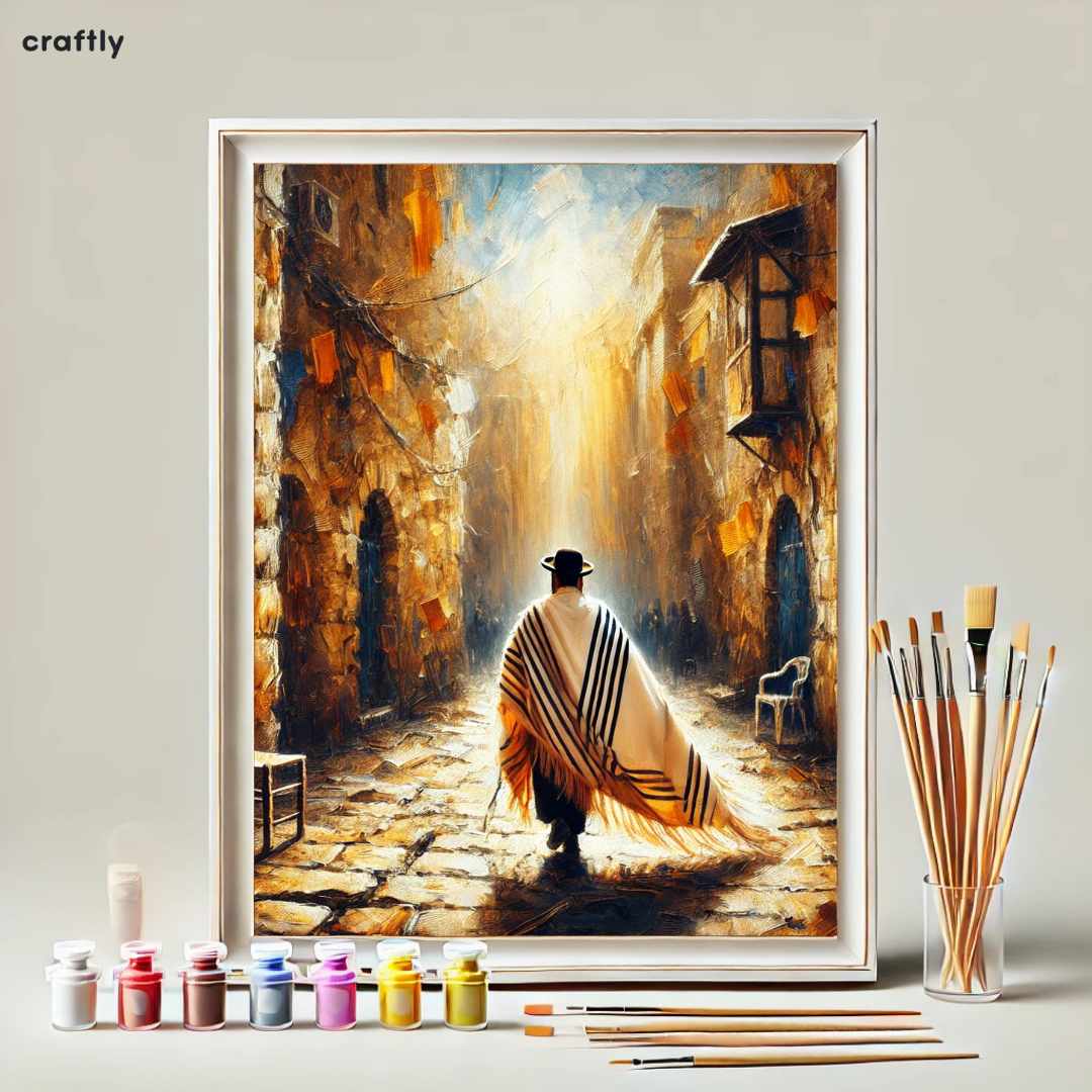 צביעה לפי מספרים - מסע בירושלים העתיקה