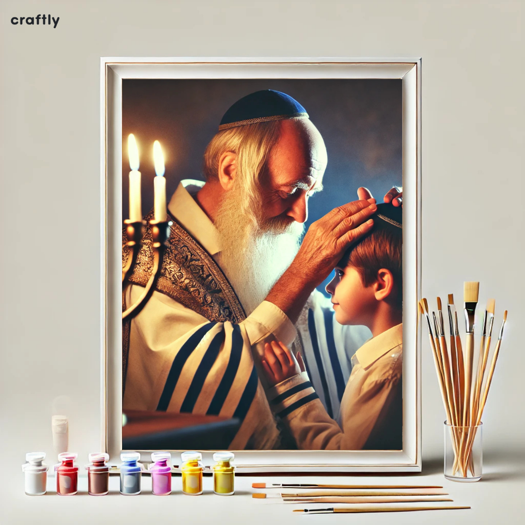 צביעה לפי מספרים - ברכת הדורות