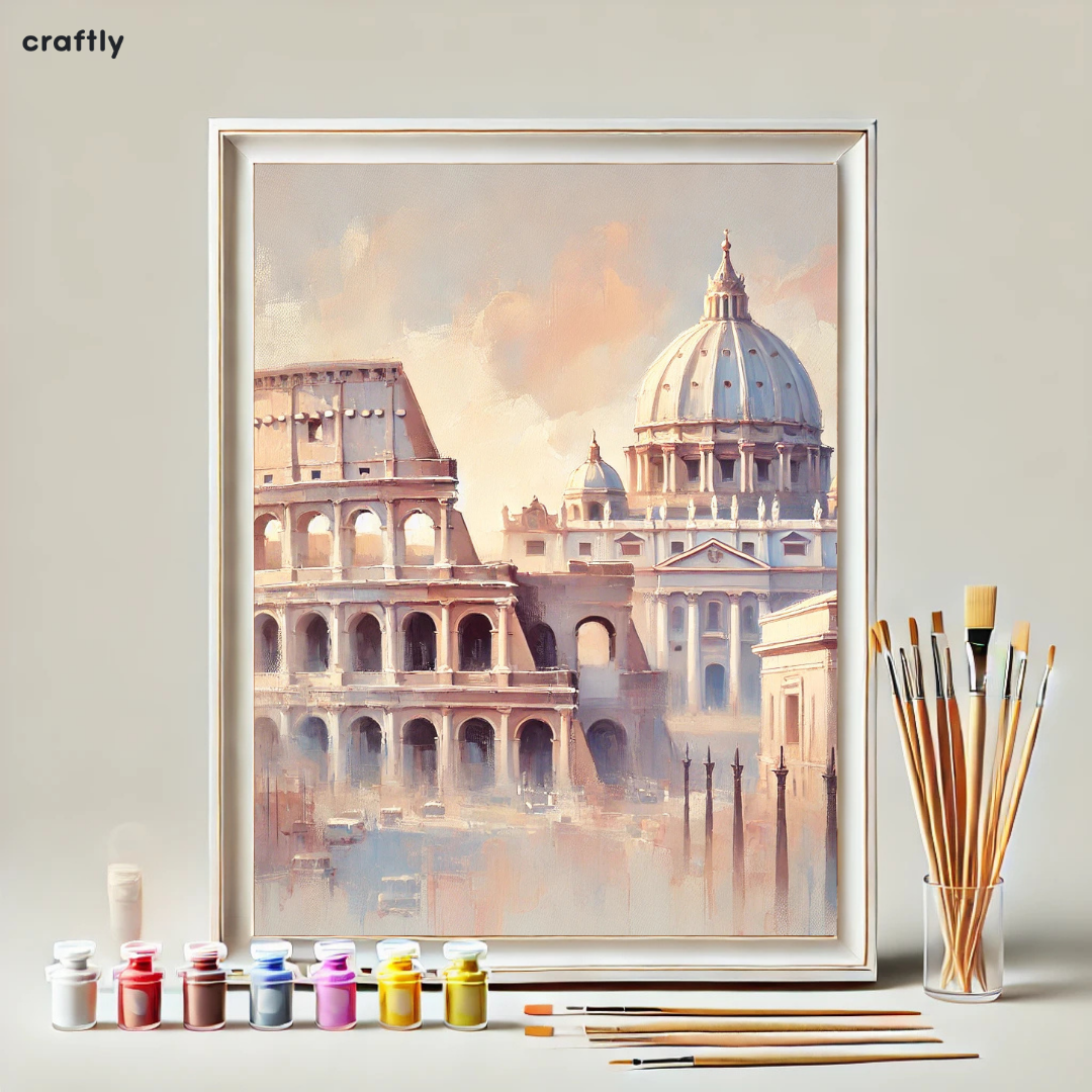 צביעה לפי מספרים - רומא בניחוח עבר