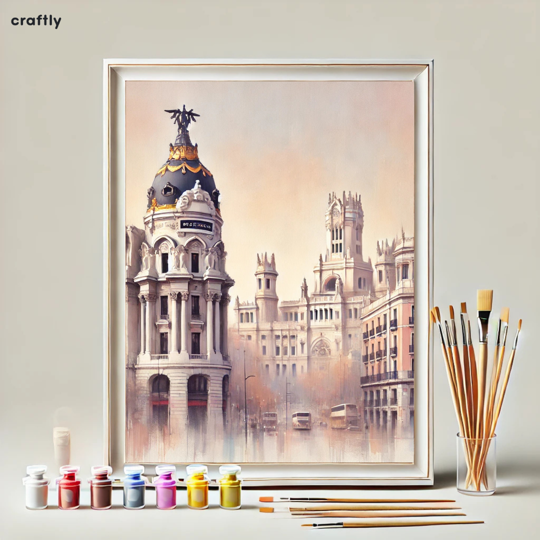 צביעה לפי מספרים - הקסם של מדריד