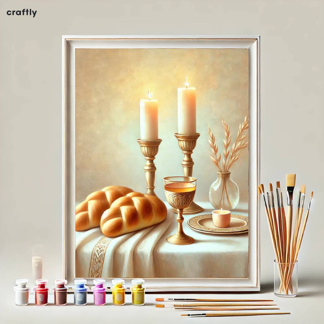 צביעה לפי מספרים - שולחן ערוך לשבת