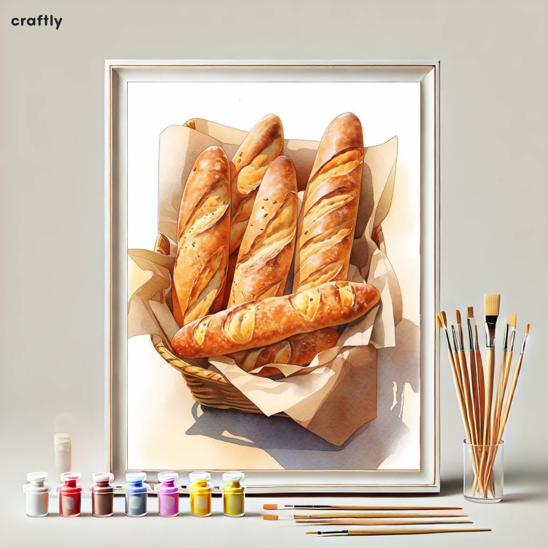 צביעה לפי מספרים - ציור בגטים