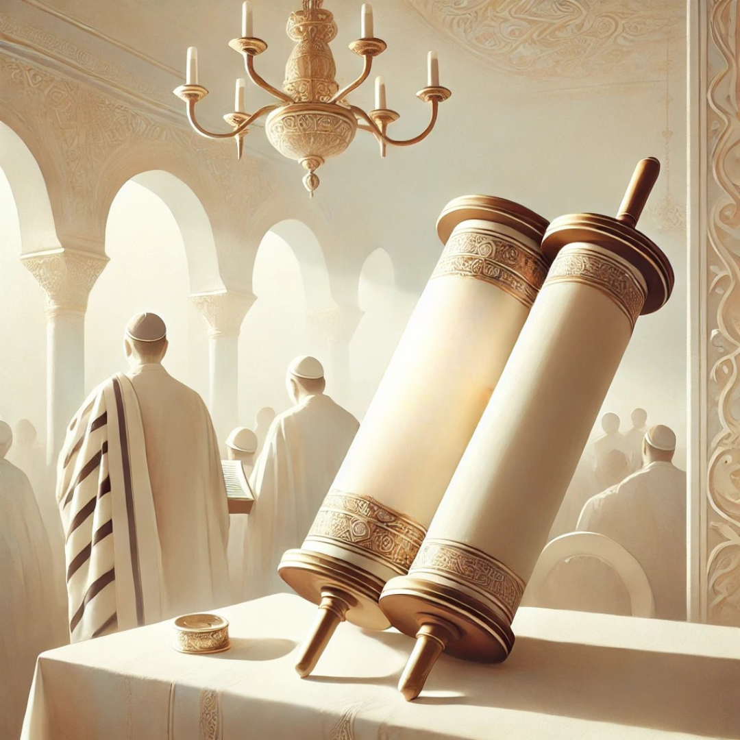 צביעה לפי מספרים - ציור ספר התורה