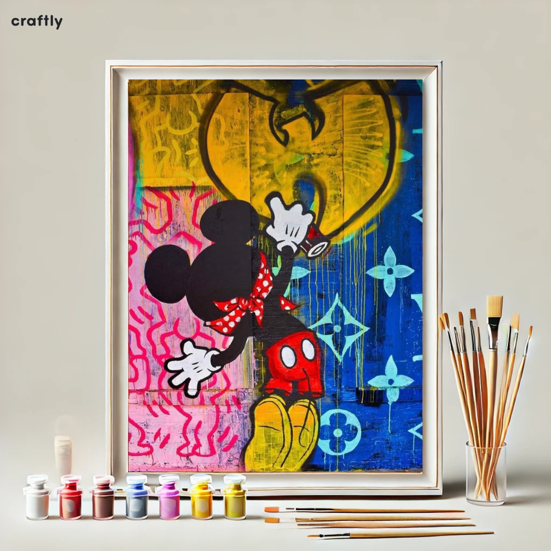 צביעה לפי מספרים - ציור מיני במוזה אורבנית