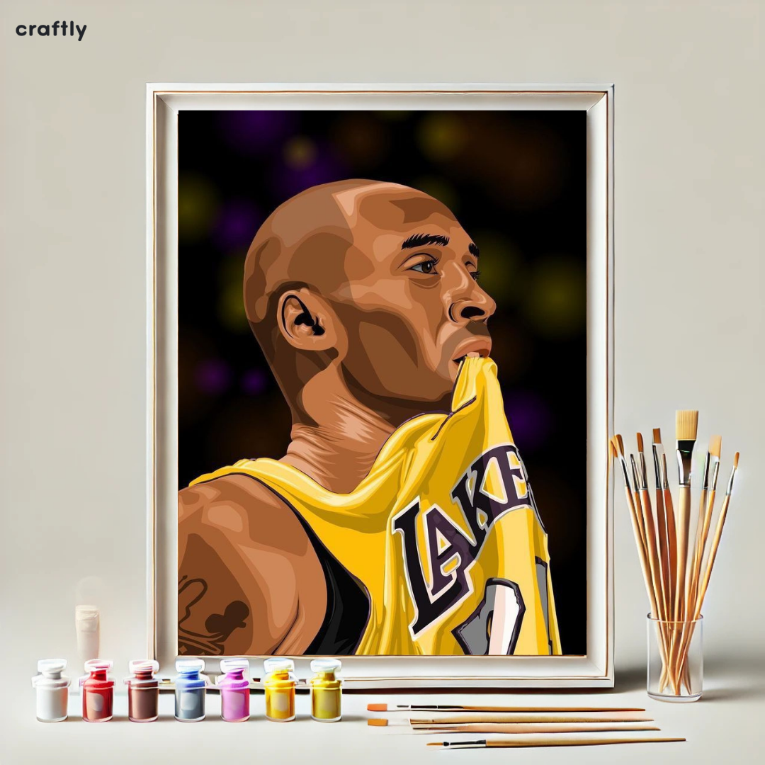 צביעה לפי מספרים - ציור קובי בראינט