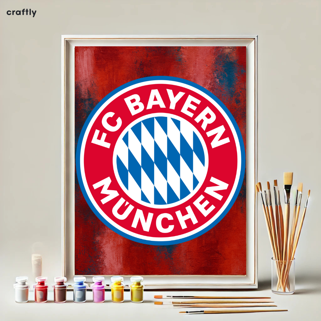 צביעה לפי מספרים - ציור באיירן מינכן