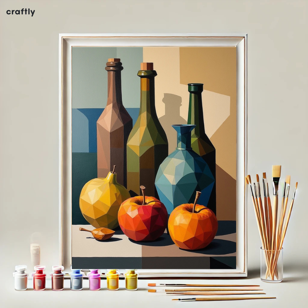 צביעה לפי מספרים - שולחן של אמן