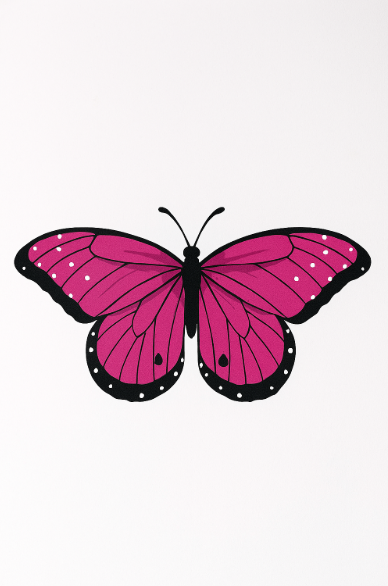 קיט מיני – מארז 6 ציורים פרפרים צבעוניים