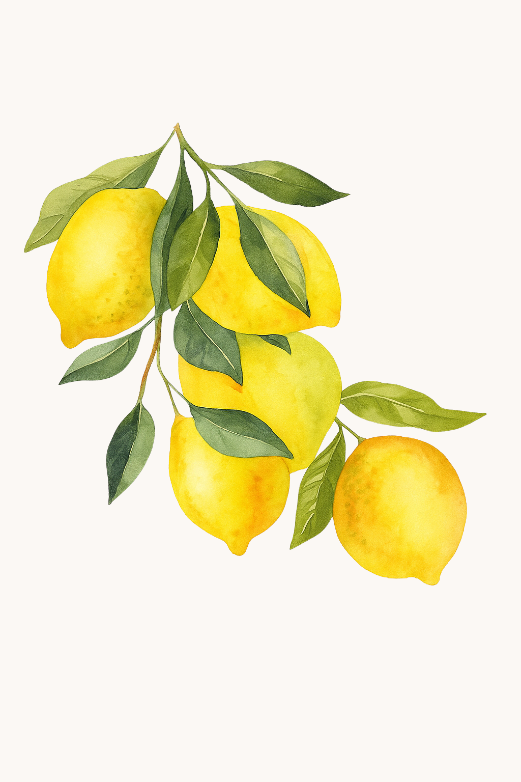 קיט מיני – מארז 6 ציורים פירות צבעוניים בסגנון ריאליסטי