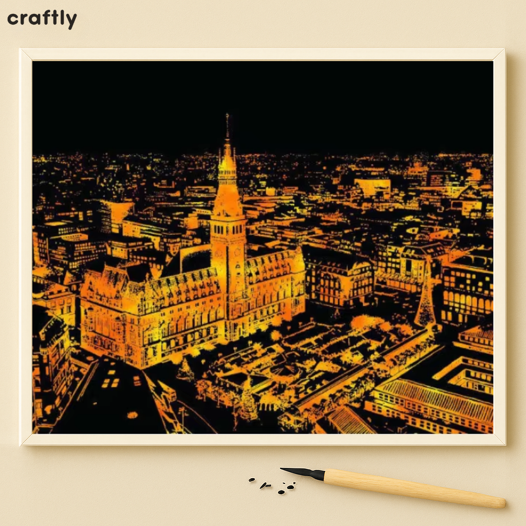 דפי גירוד קסם – העיר המוזהבת