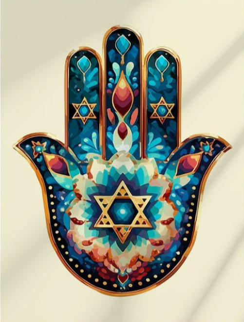 צביעה לפי מספרים – חמסה