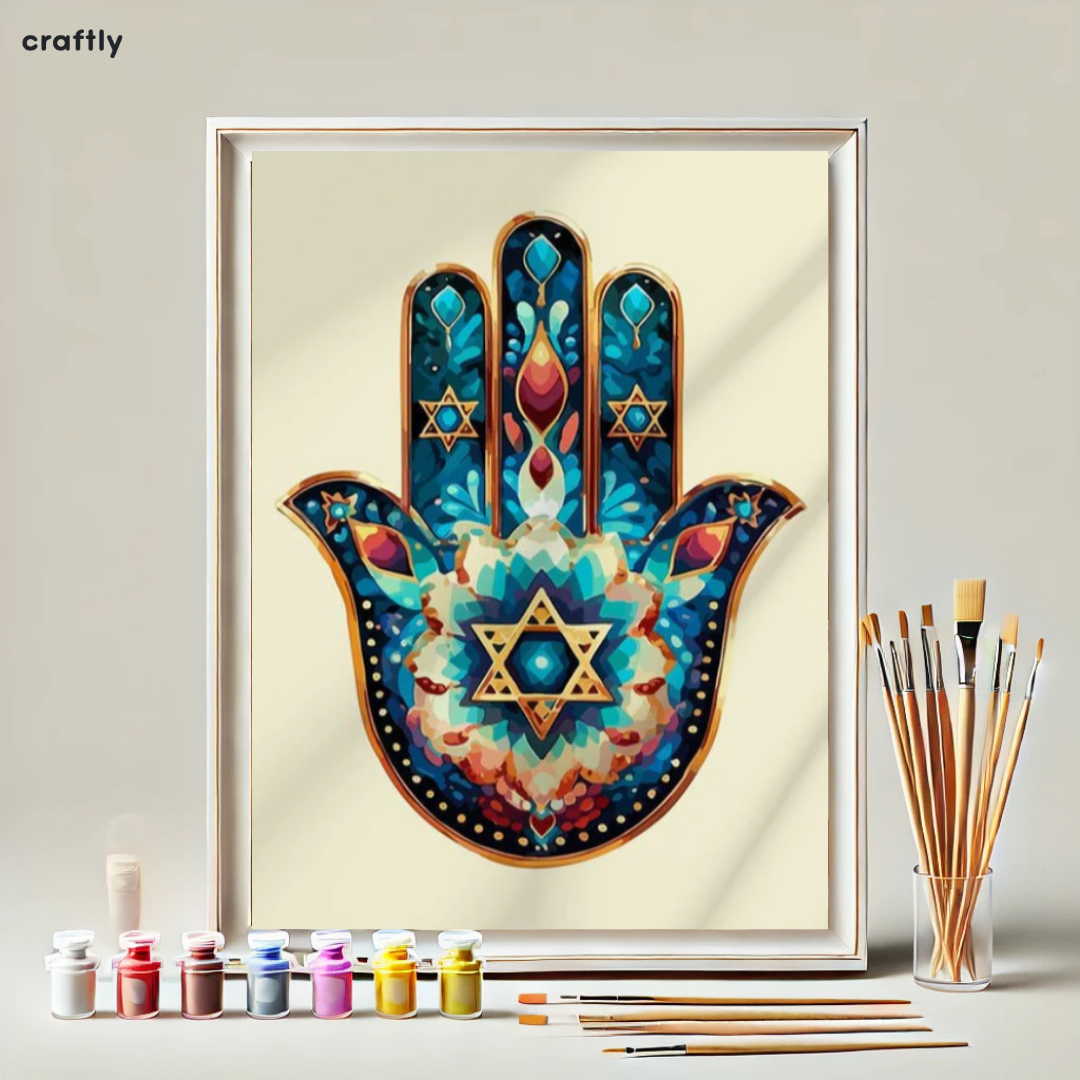 צביעה לפי מספרים – חמסה