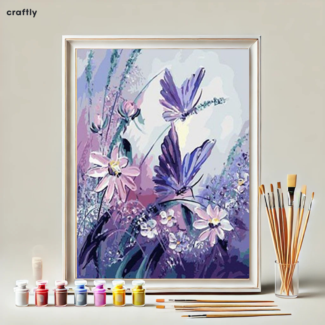 צביעה לפי מספרים - לחישת הפרפרים