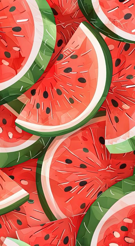 צביעה לפי מספרים - ציור אבטיחים קיציים