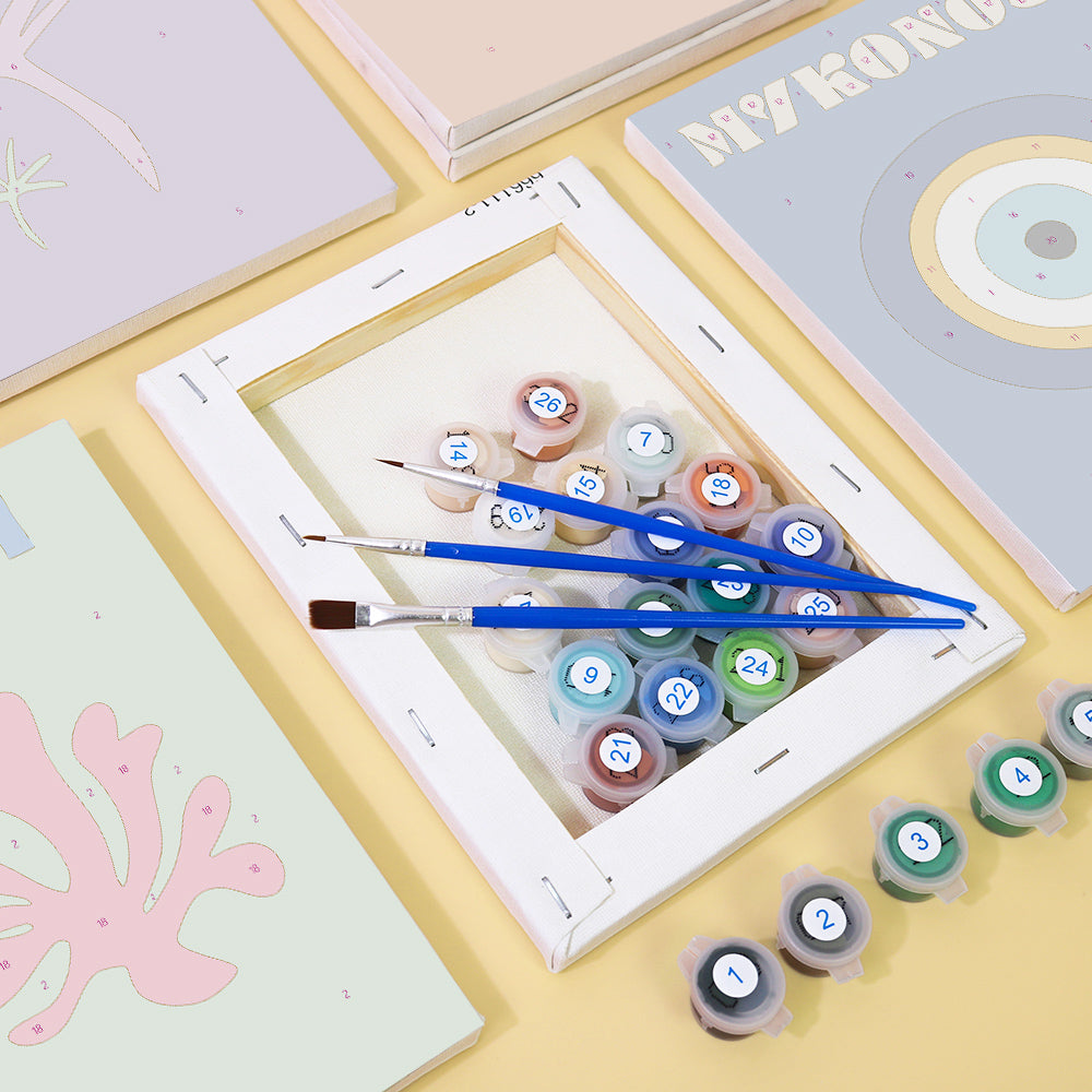 קיט מיני – מארז 6 ציורים חופי נופש