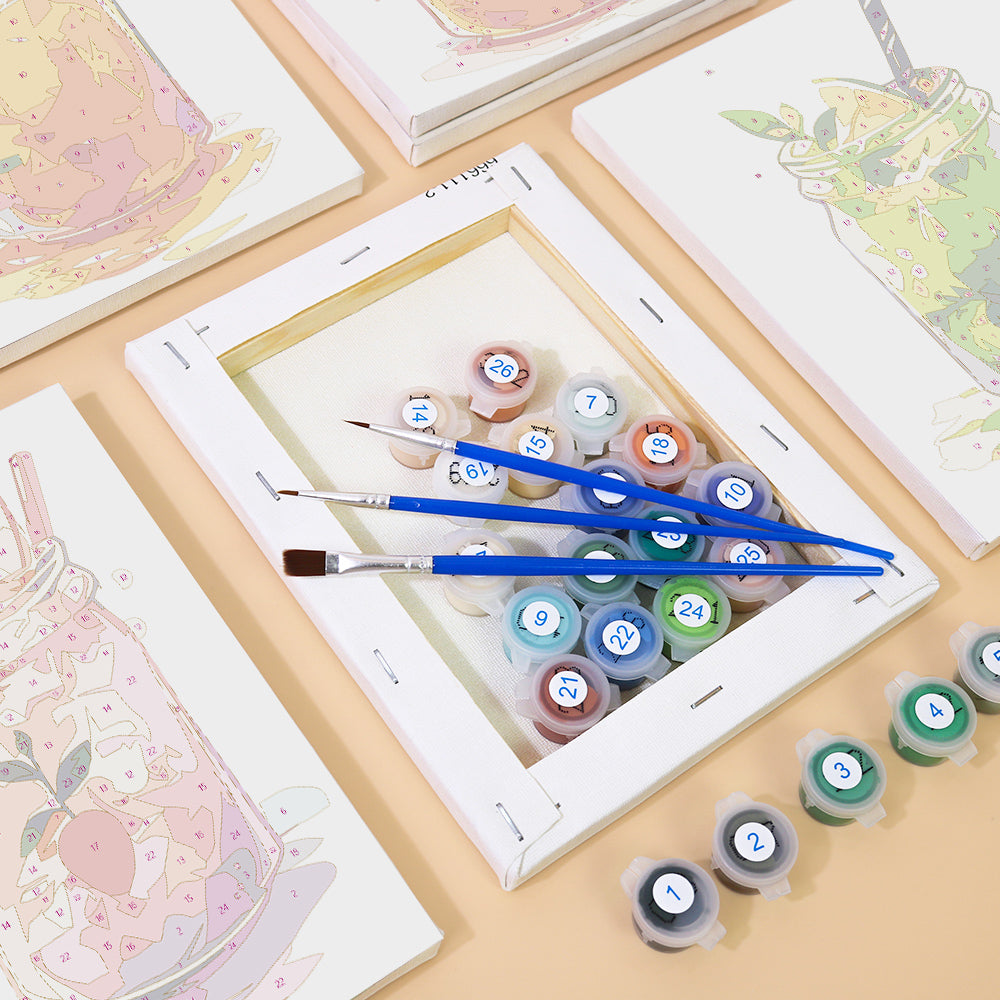 קיט מיני – מארז 6 ציורי משקאות צבעוניים