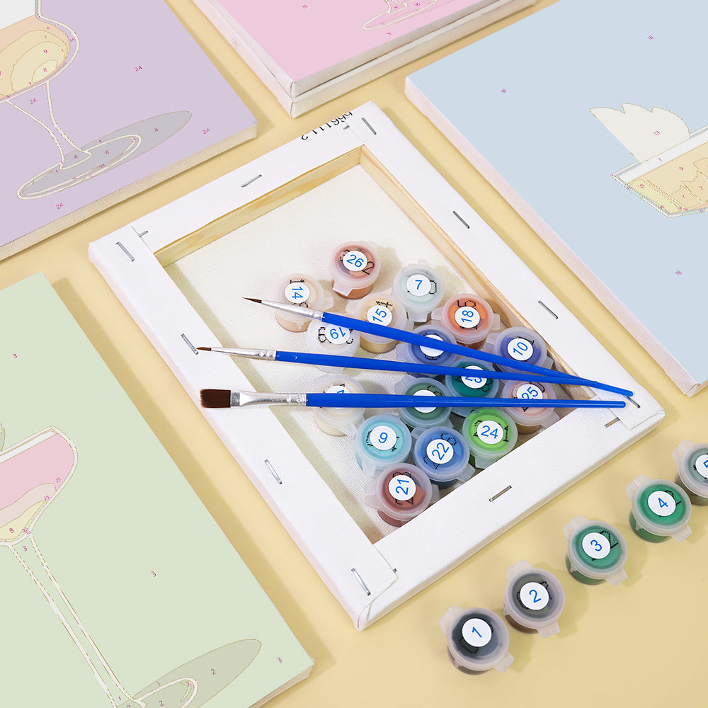 קיט מיני – מארז 6 ציורי קוקטיילים צבעוניים