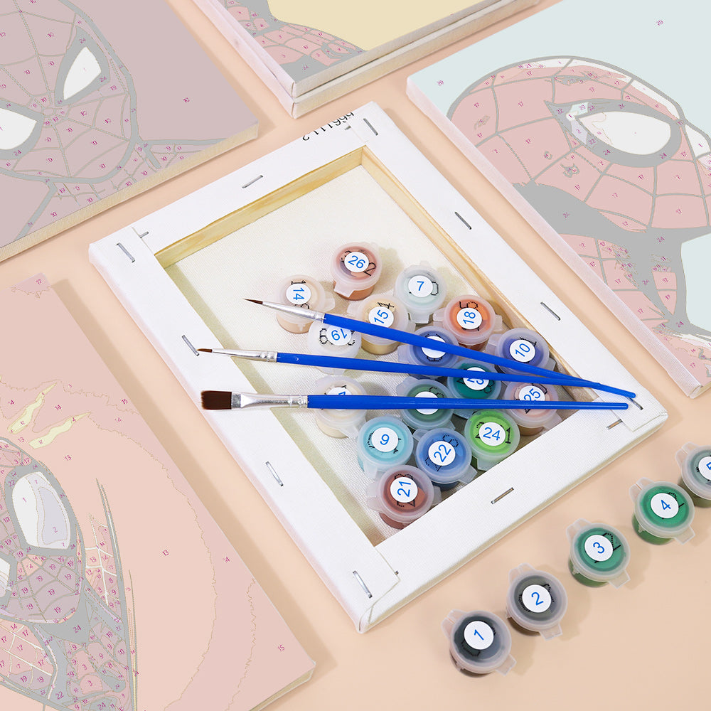 קיט מיני לילדים – מארז 6 ציורי ספיידרמן צבעוני