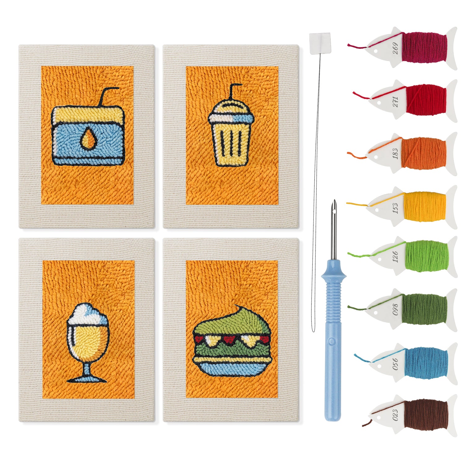 קיט רקמה DIY – אוכל מנחם