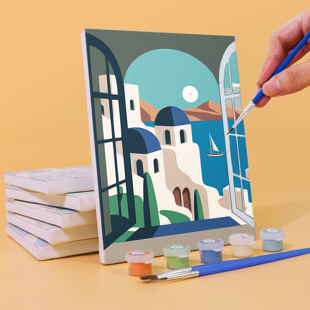 קיט מיני – מארז 6 ציורי ערים קסומות בעולם