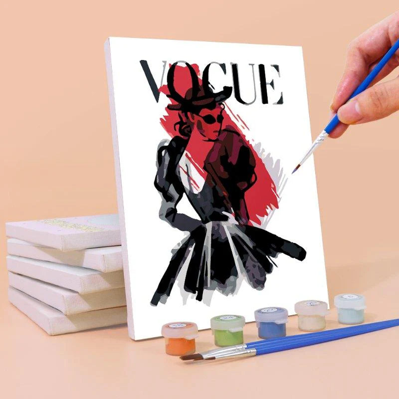 קיט מיני – מארז 6 ציורי אופנה בסטייל ווג