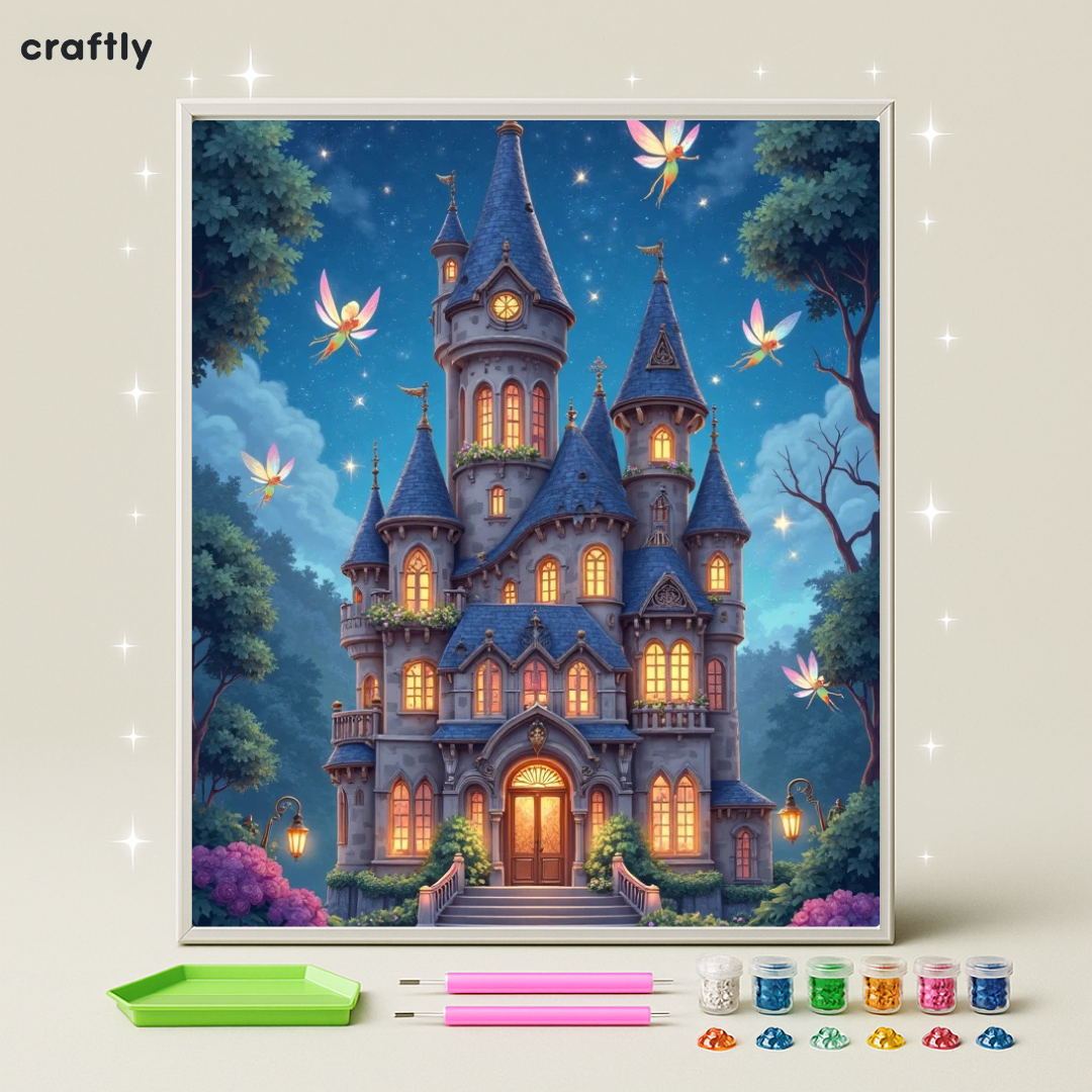 ציור יהלומים - טירת פיות