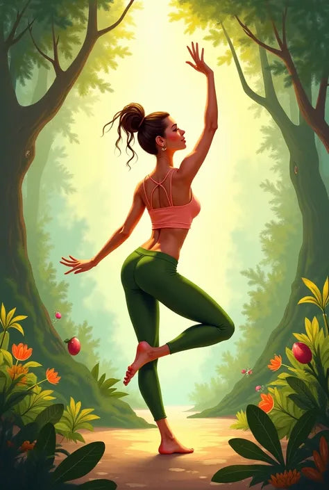 צביעה לפי מספרים – ציור ריקוד בטבע