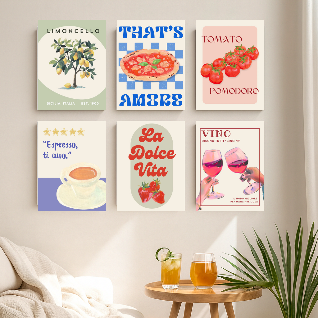קיט מיני – מארז 6 ציורים השראה איטלקית קלאסית