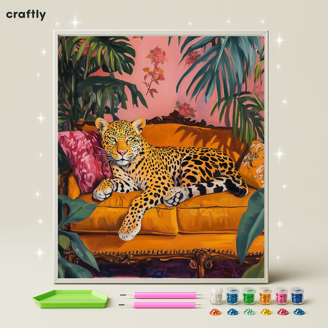 ציור יהלומים - נמר יוקרתי