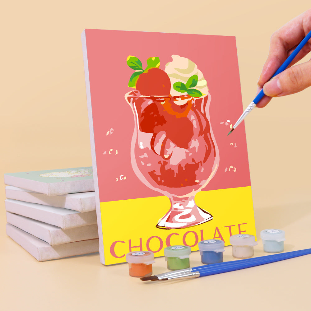 קיט מיני – מארז 6 ציורי קינוחים ושתייה מתוקה