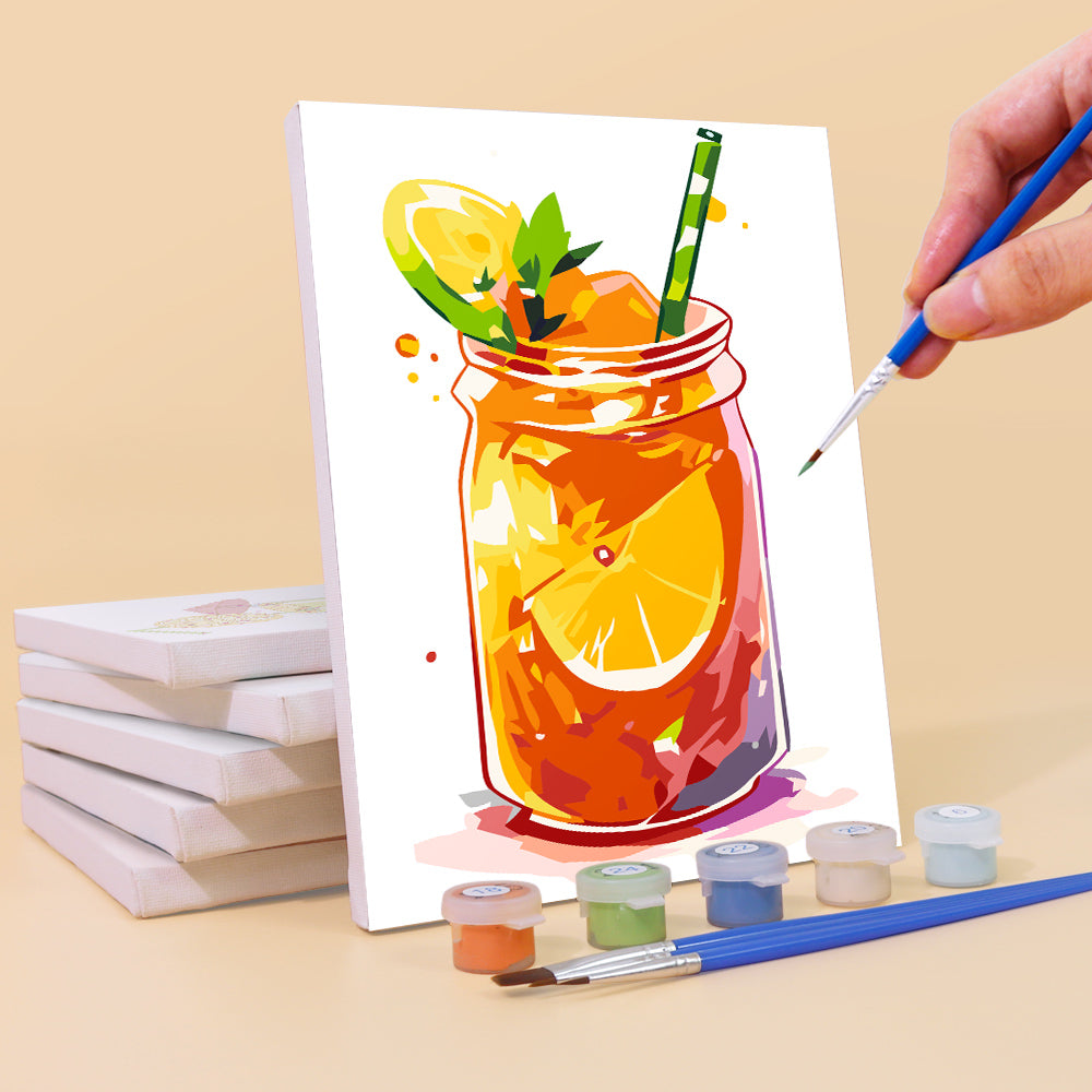 קיט מיני – מארז 6 ציורי משקאות צבעוניים