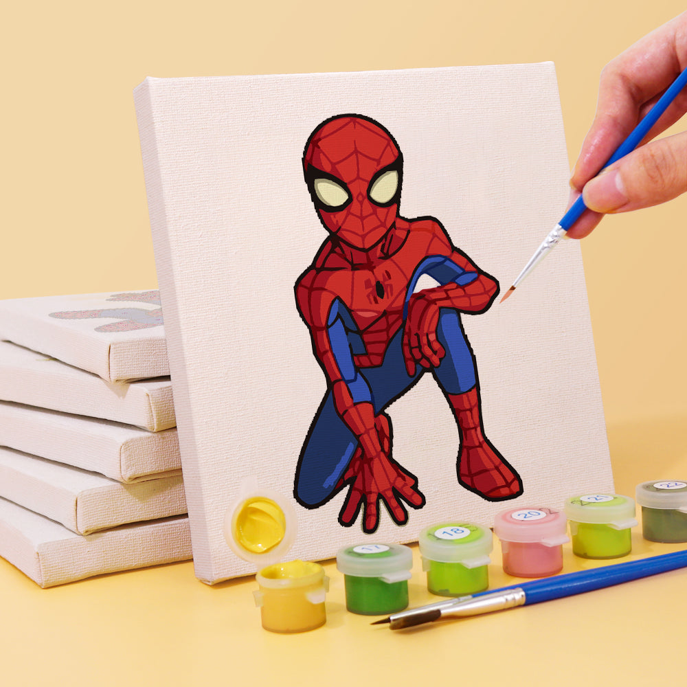 קיט מיני לילדים – מארז 6 ציורי ספיידרמן