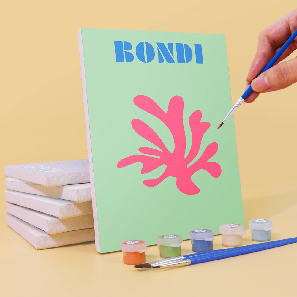 קיט מיני – מארז 6 ציורים חופי נופש