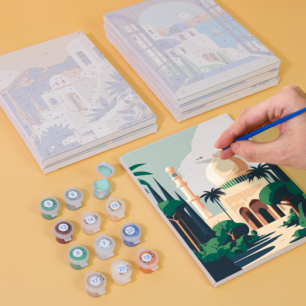 קיט מיני – מארז 6 ציורי ערים קסומות בעולם