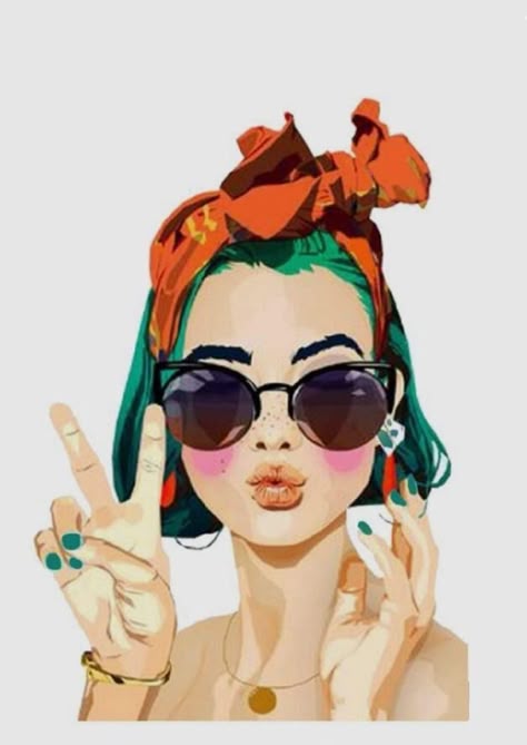 צביעה לפי מספרים - ציור של פופ-ארט אופנתי