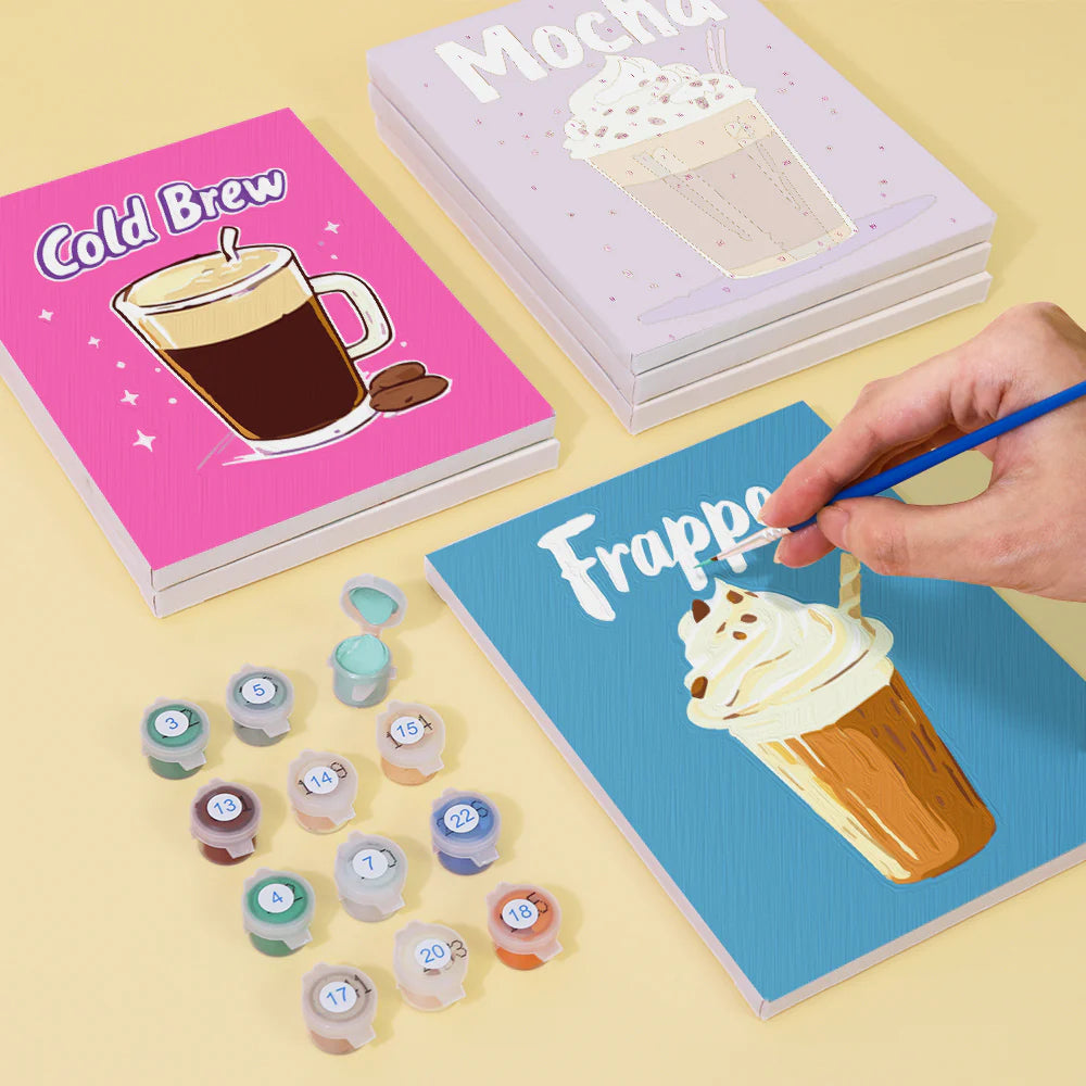 קיט מיני – מארז 6 ציורי קפה קלאסיים